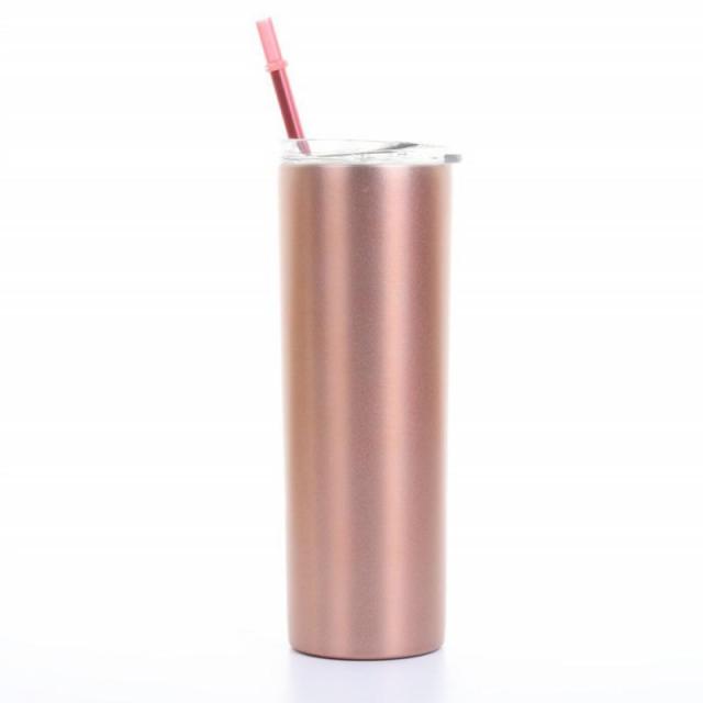 Stainless Steel Tumblers With Lid Straw