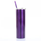 Stainless Steel Tumblers With Lid Straw